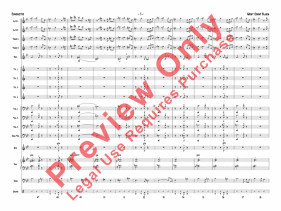 West Coast Blues West Coast Blues Jazz Ensemble scores gallery preview page 8