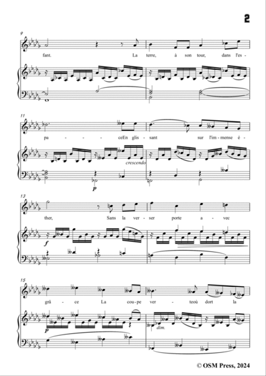 Paladilhe-L'Infini,in D flat Major Voice scores gallery preview page 3