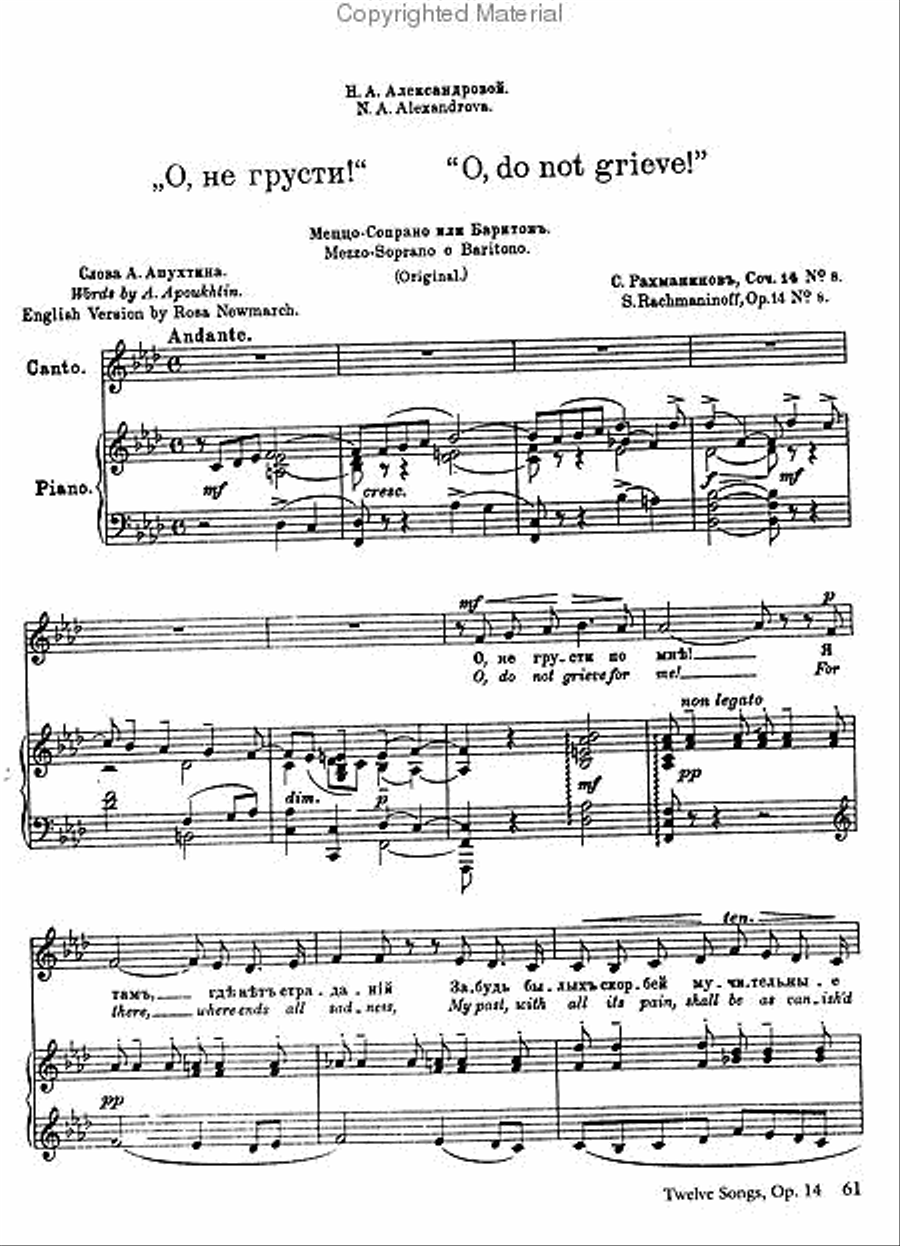 Complete Songs for Voice and Piano Voice Solo scores gallery preview page 2