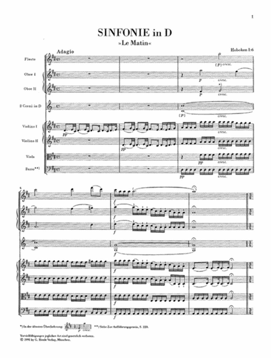 Sinfonias 1761-1763