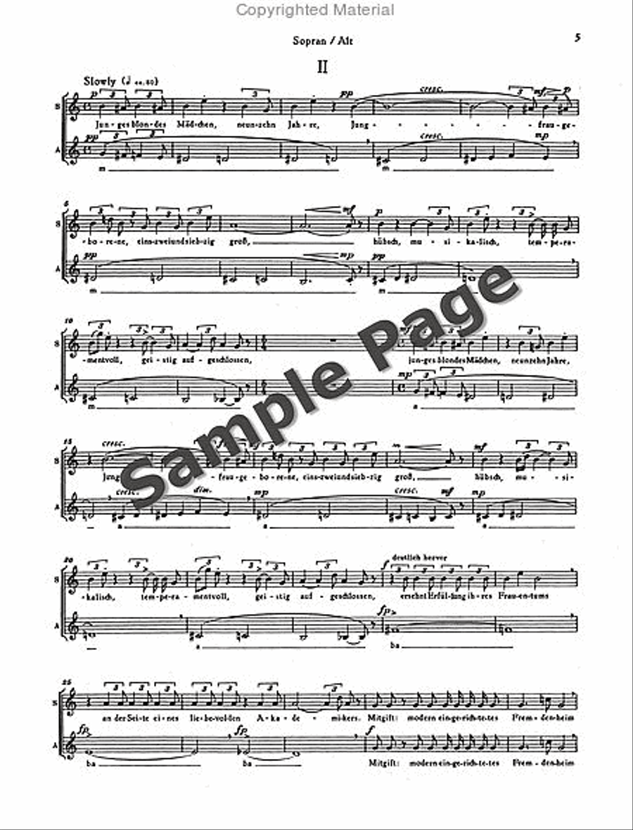 Heiratspostchorus/hpsi/db (sa) SA scores gallery preview page 6
