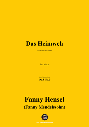Fanny Mendelssohn-Das Heimweh,Op.8 No.2,in a minor