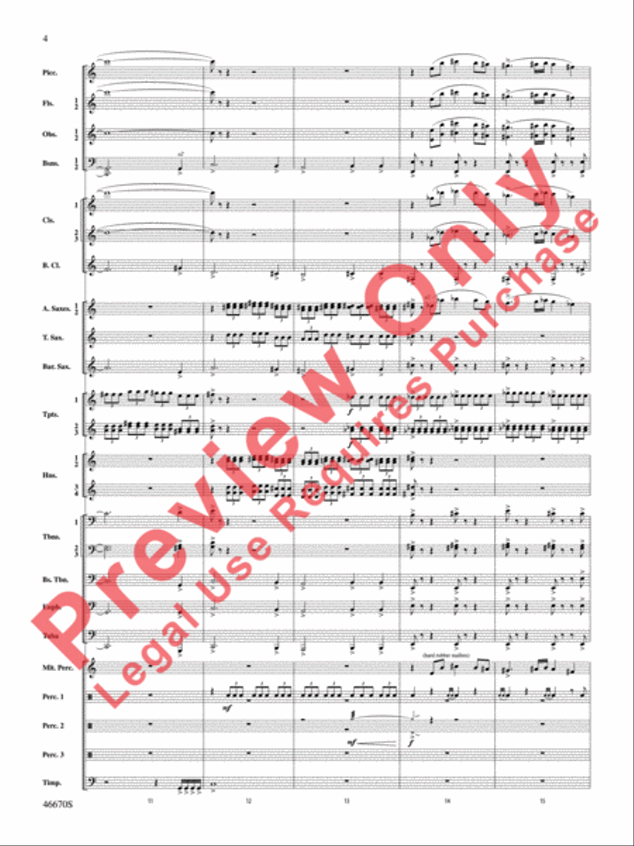 The Falls Concert Band scores gallery preview page 5