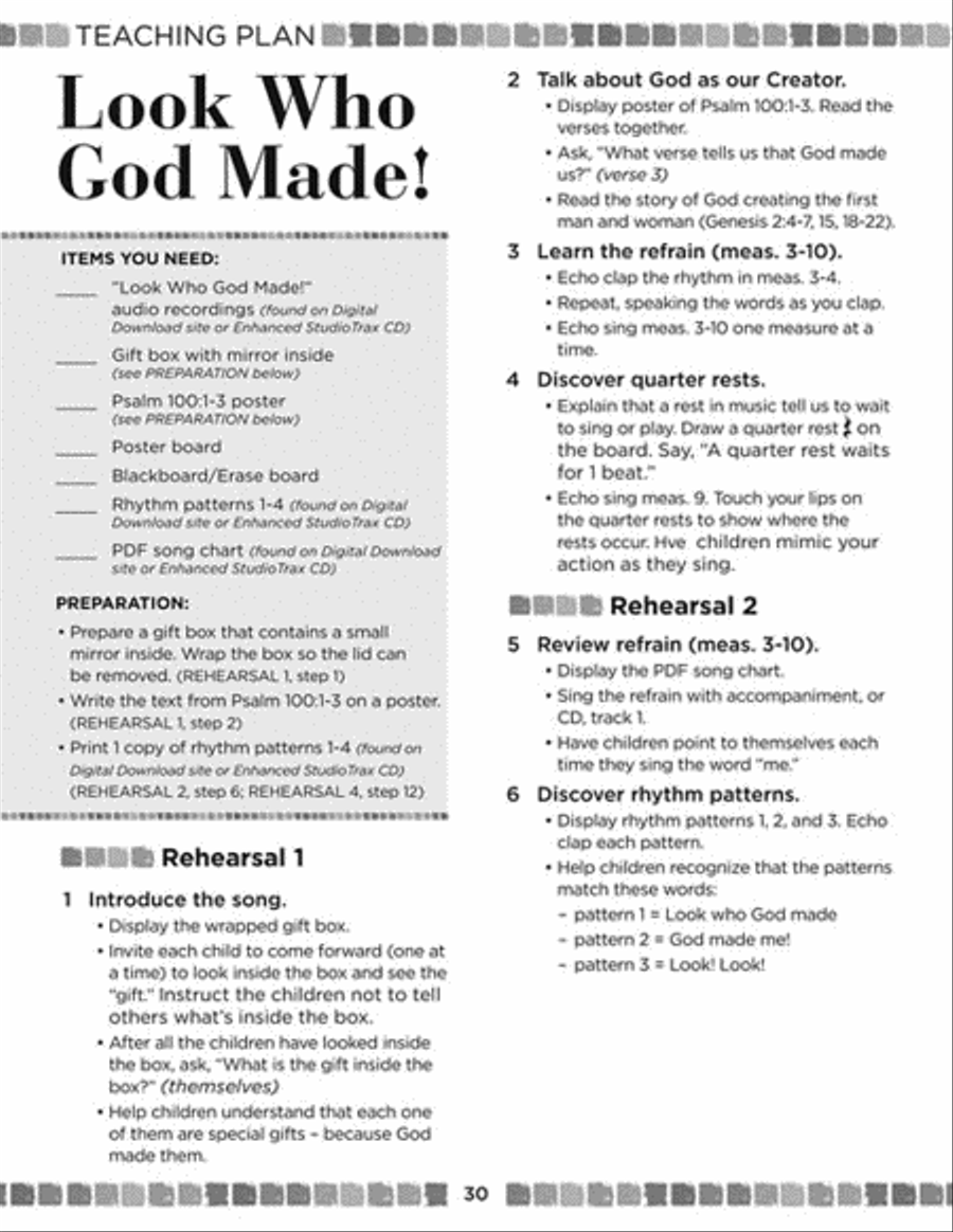 Sing and Celebrate 6! Sacred Songs for Young Voices Unison Choir scores gallery preview page 7
