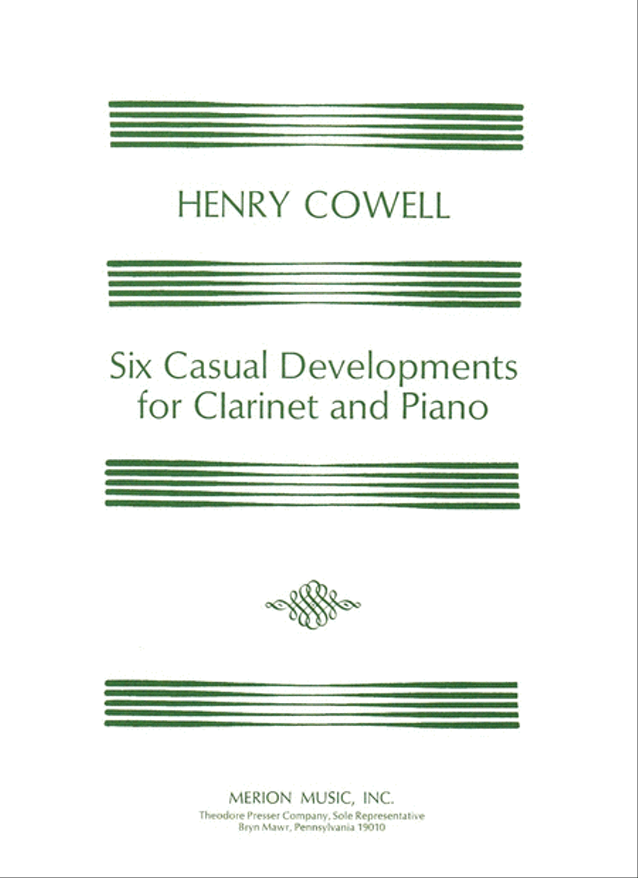 Six Casual Developments Chamber Music scores gallery preview page 1