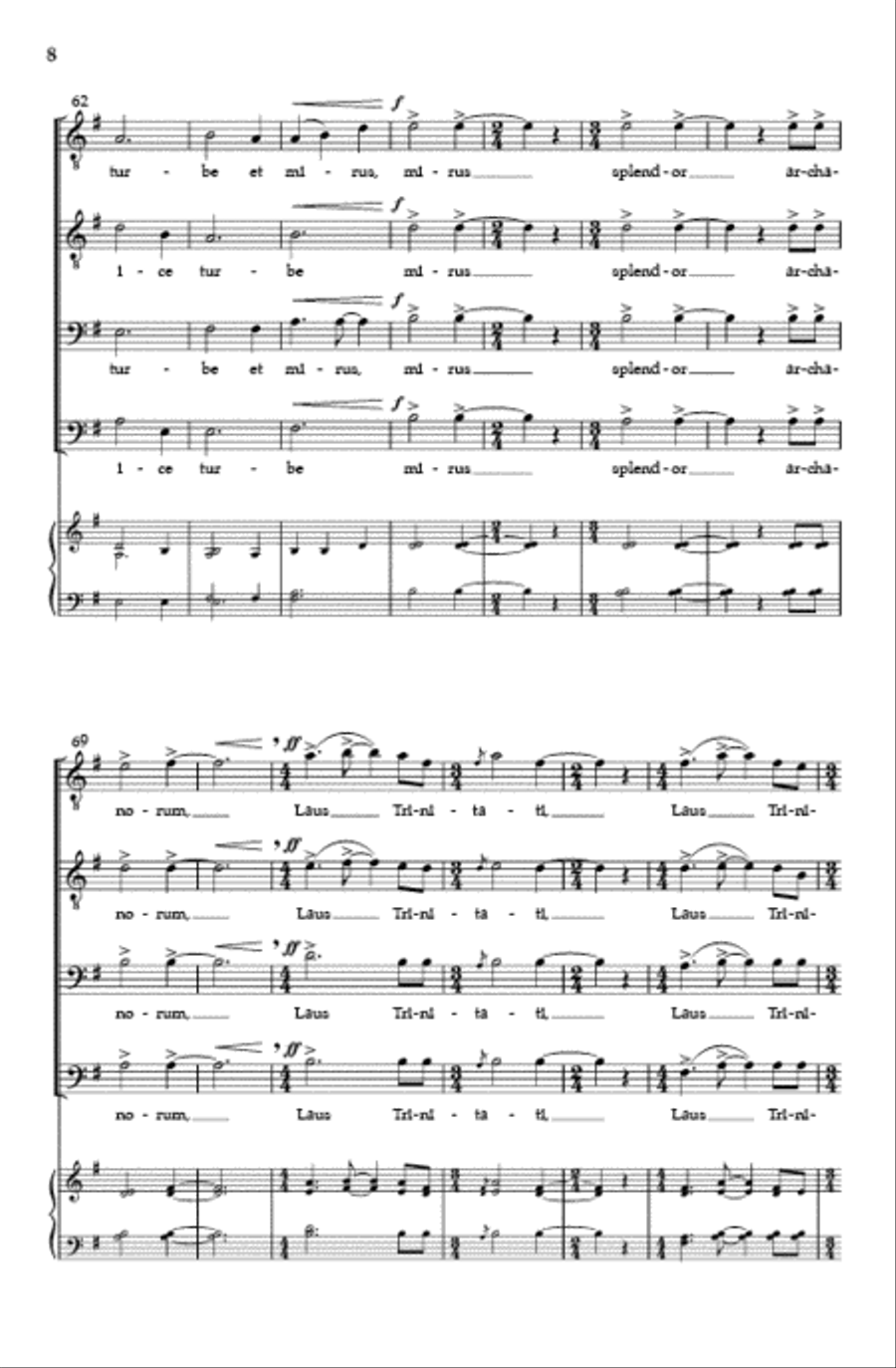 Laus Trinitati (TTBB) TTBB scores gallery preview page 7