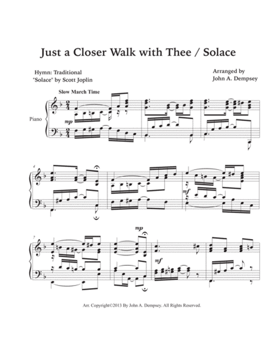 Just a Closer Walk with Thee (Piano Solo) image number null