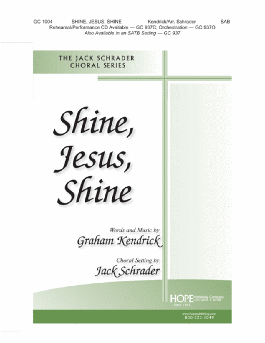 Shine, Jesus, Shine Choir scores gallery preview page 1