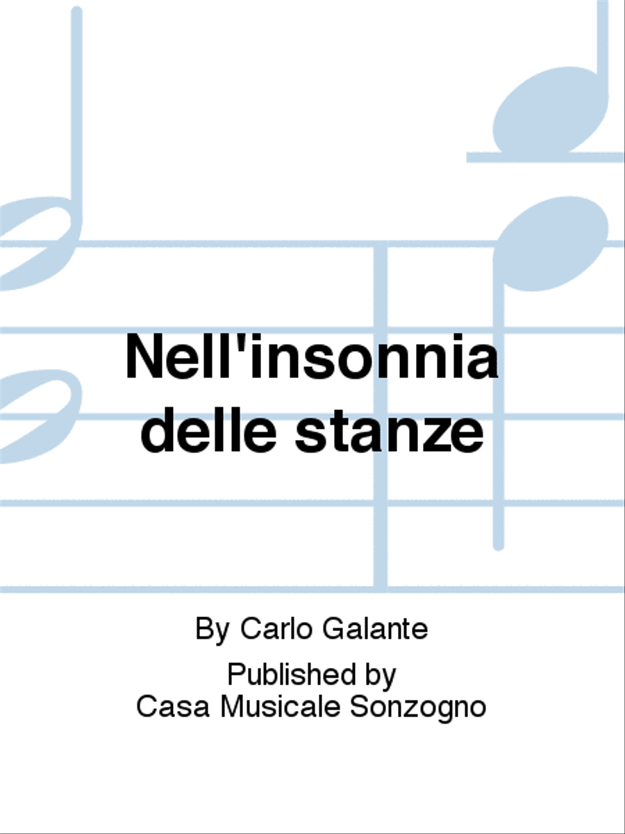 Nell'insonnia delle stanze Guitar Ensemble scores gallery preview page 1