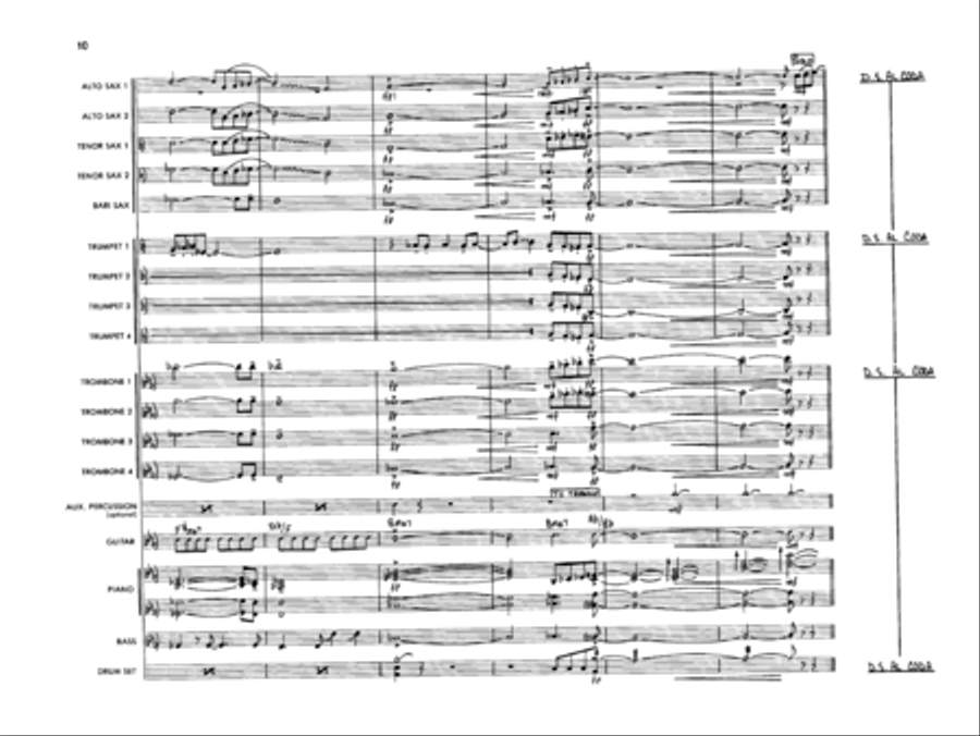 Bahia Bahia Jazz Ensemble scores gallery preview page 10