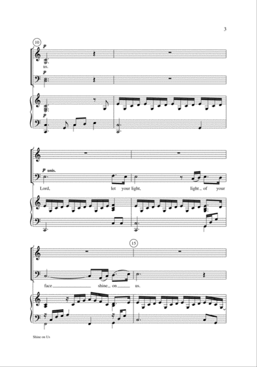 Shine on Us Shine on Us 4-Part scores gallery preview page 3