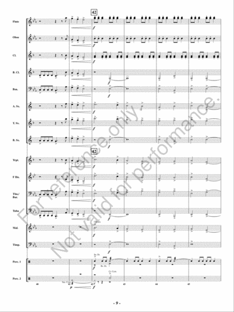 Christmas Encore Christmas Encore Concert Band scores gallery preview page 8
