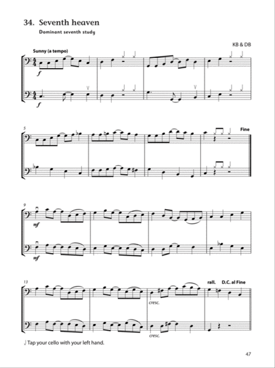 Cello Time Sprinters Cello Accompaniment Book String Methods scores gallery preview page 6