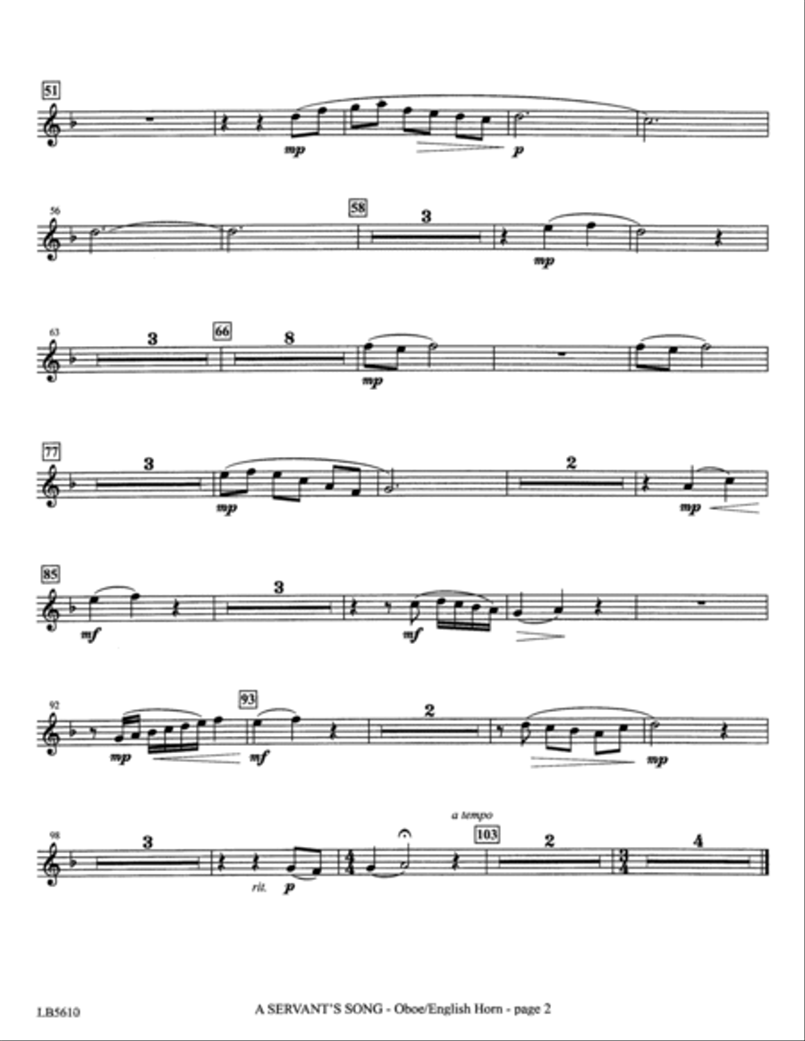 Colors of Grace - Lessons for Lent (New Edition) (Orchestra Accompaniment) - Oboe/English Horn Choir scores gallery preview page 5