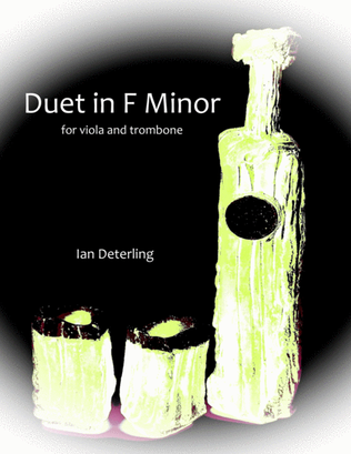 Book cover for Duet in F Minor (for Viola and Trombone)