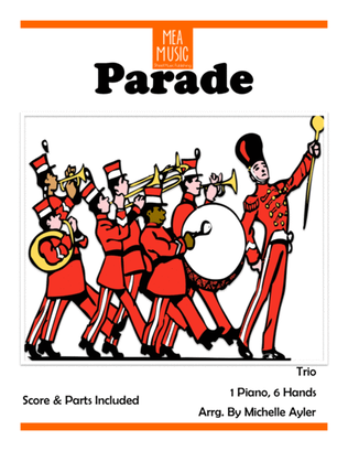 Book cover for Parade (1 Piano, 6 Hands)