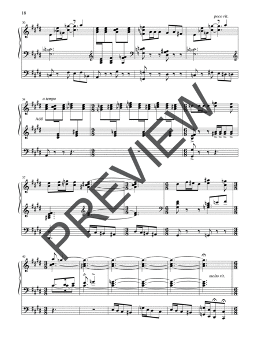 Liturgical Suite Liturgical Suite Organ scores gallery preview page 18