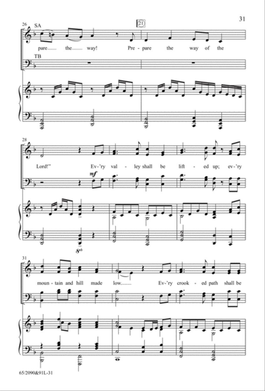The Glory of Christmas - SATB with Performance CD 4-Part scores gallery preview page 17