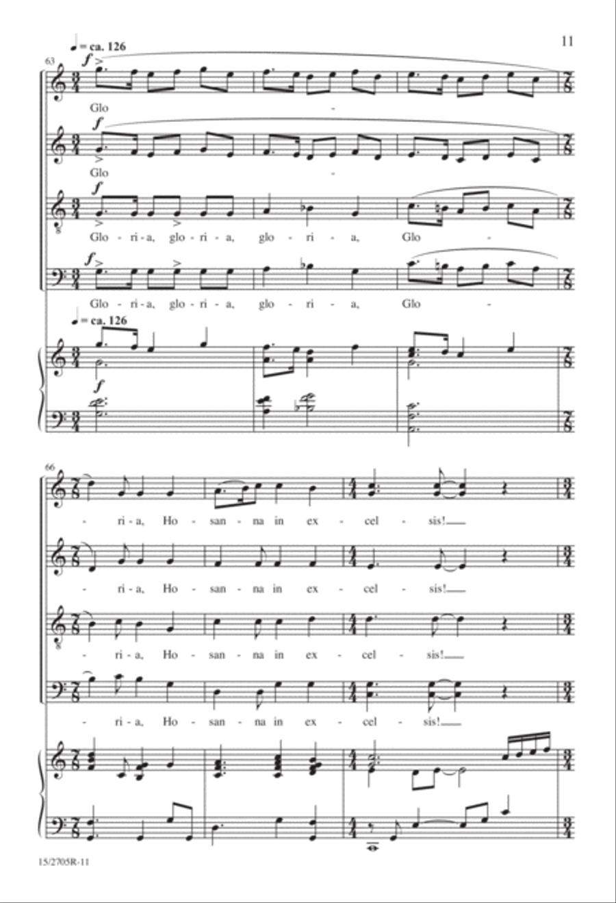 Ding, Dong! Merrily on High 4-Part scores gallery preview page 12