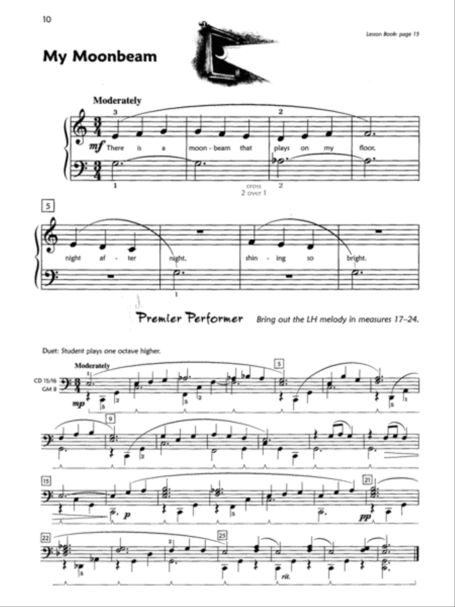 Premier Piano Course Performance, Book 2A Piano Method scores gallery preview page 4