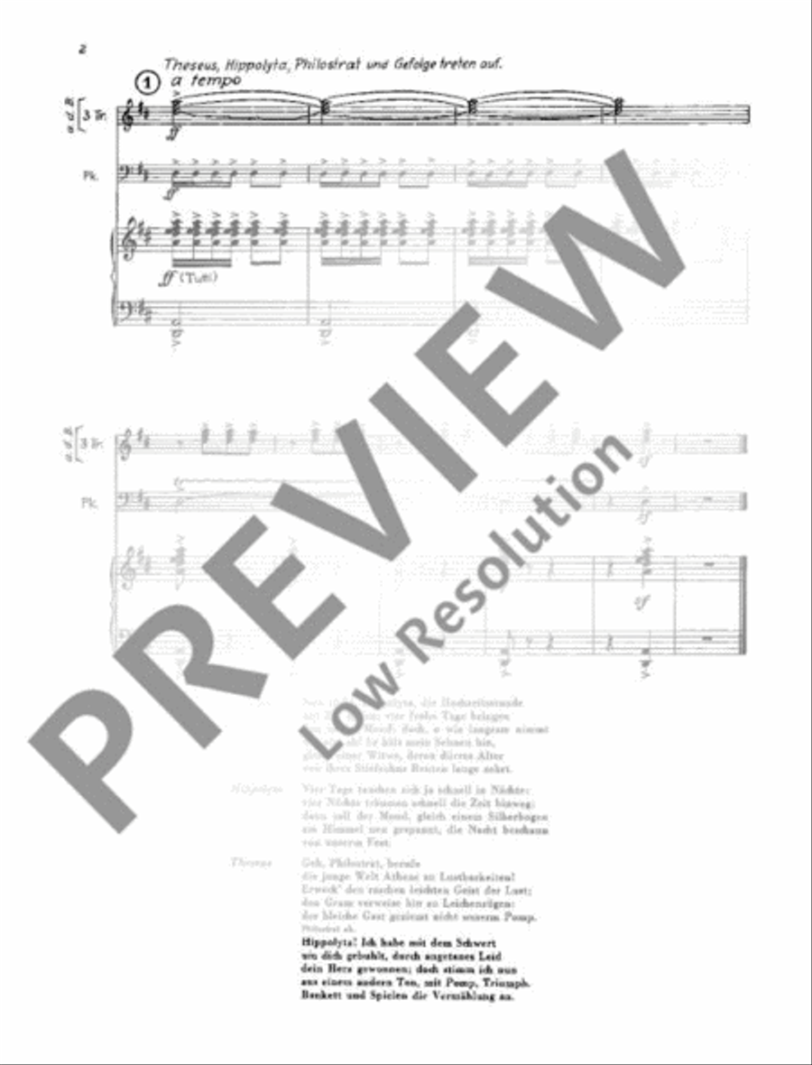 Ein Sommernachtstraum Choir scores gallery preview page 7