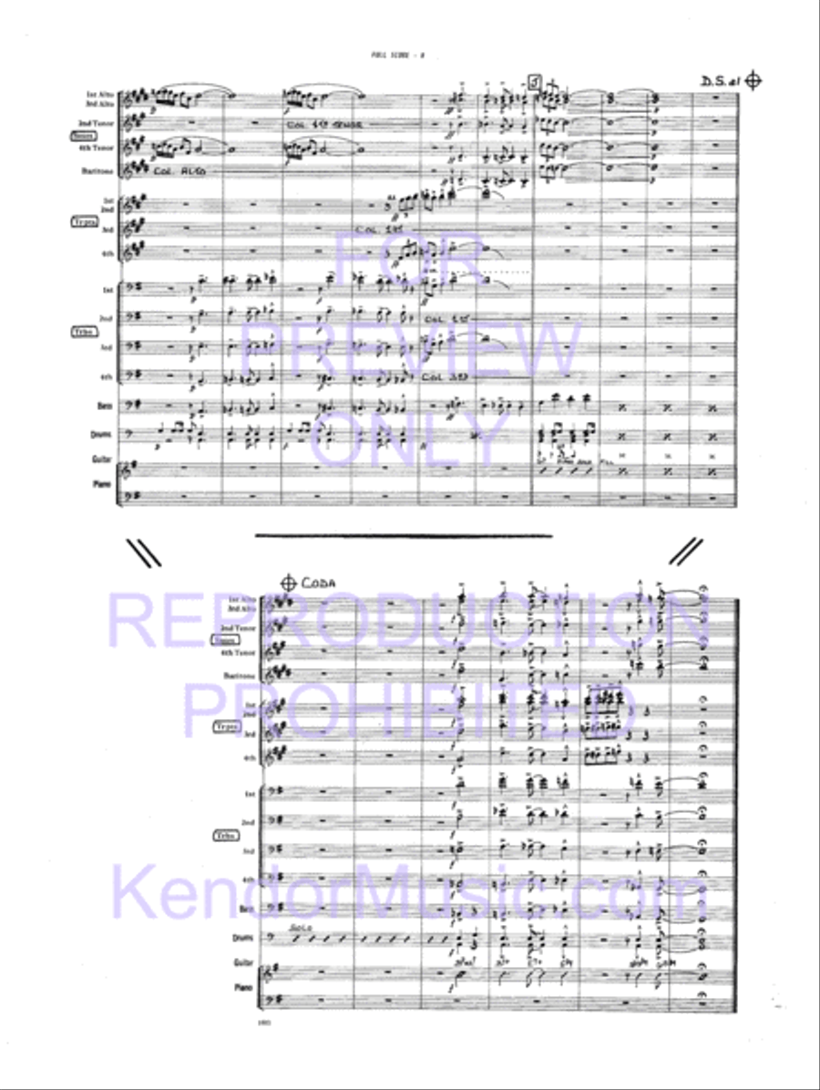 Big Dipper Jazz Ensemble scores gallery preview page 11