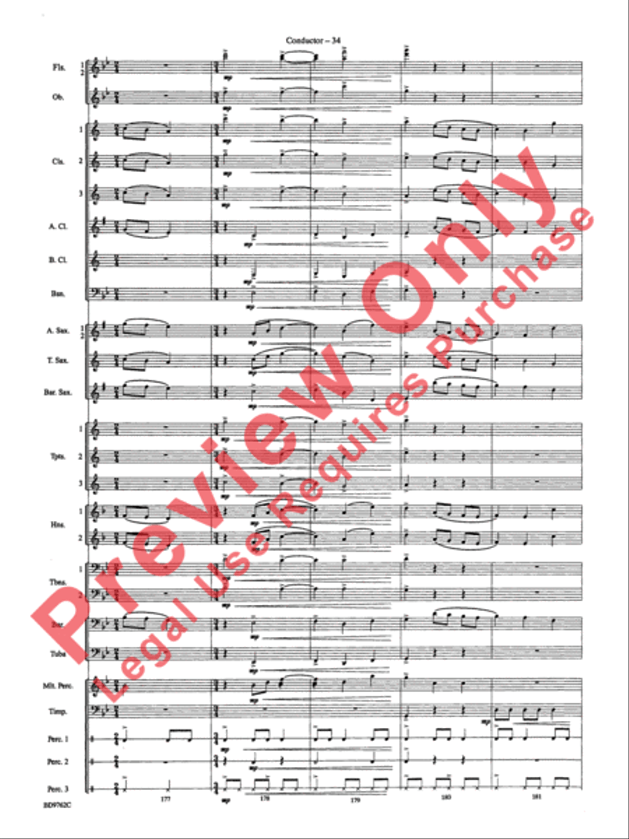 By Loch and Mountain Concert Band scores gallery preview page 37