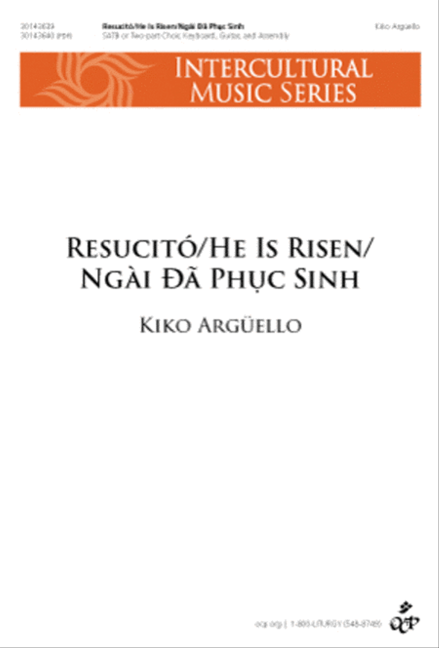 Resucito/He Is Risen/Ngai Da Phuc Sinh 4-Part scores gallery preview page 1