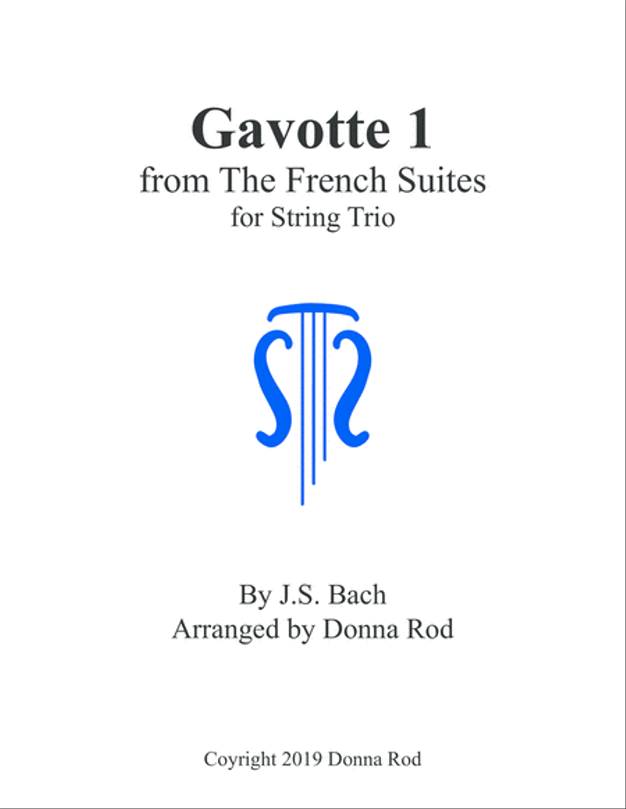 Gavotte 1 String Trio scores gallery preview page 1