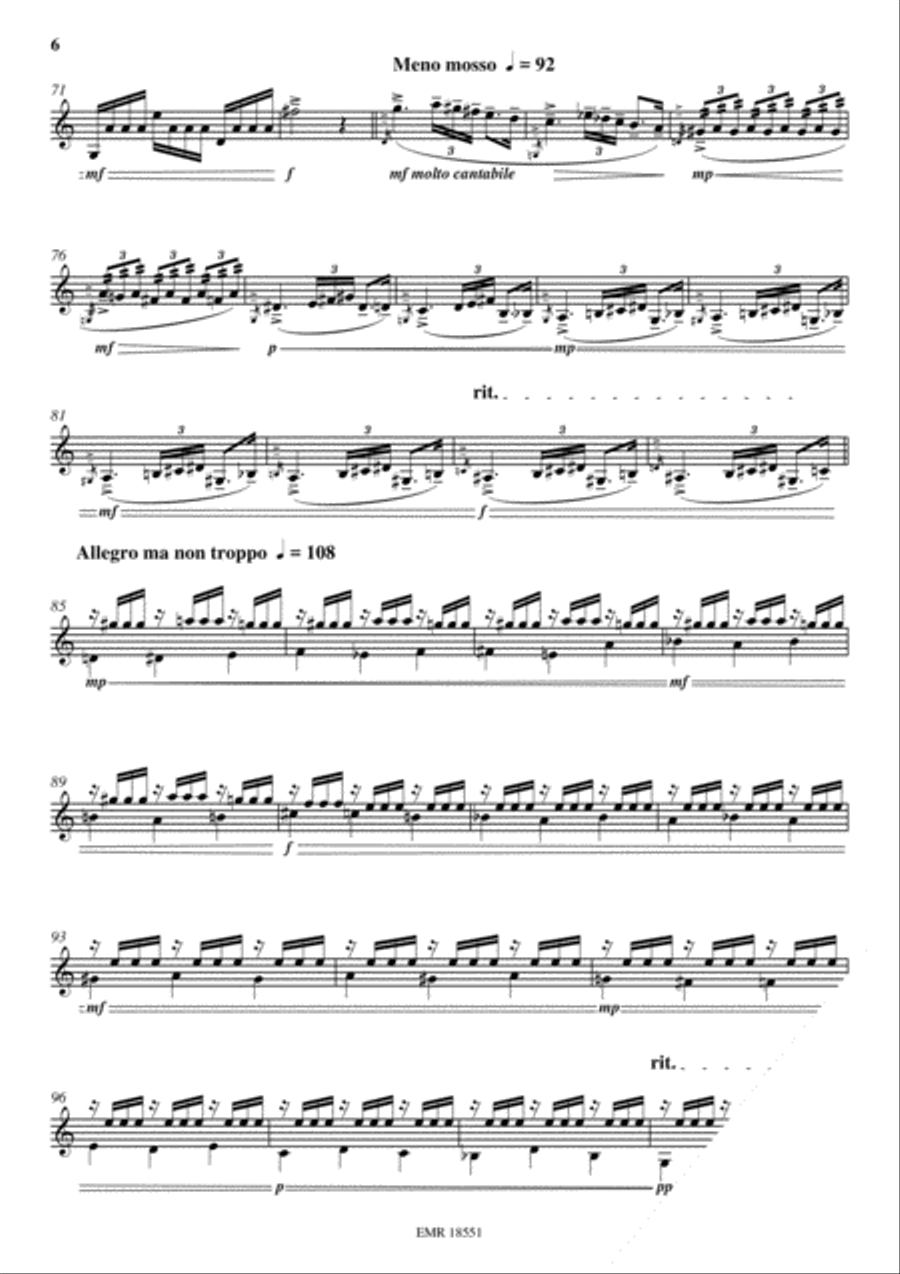 Aux Soleils Bleus Mandolin scores gallery preview page 6