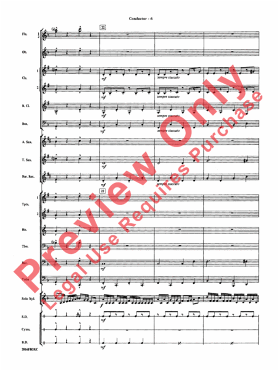 Fiddle-Faddle Concert Band scores gallery preview page 9