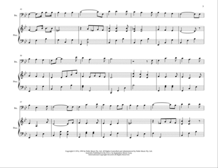 The Irish Wedding Song Woodwind Duet scores gallery preview page 3