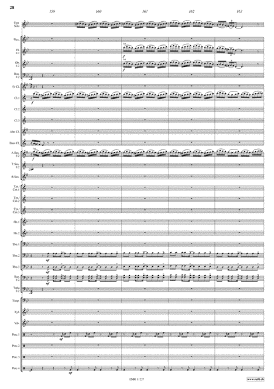 Voyages Voyages Concert Band scores gallery preview page 28