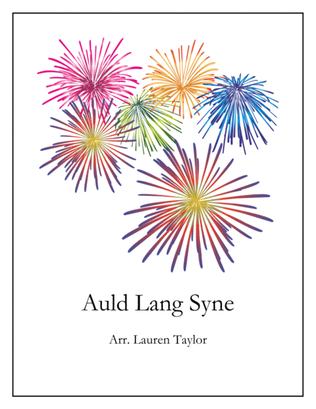 Auld Lang Syne - Easy Piano