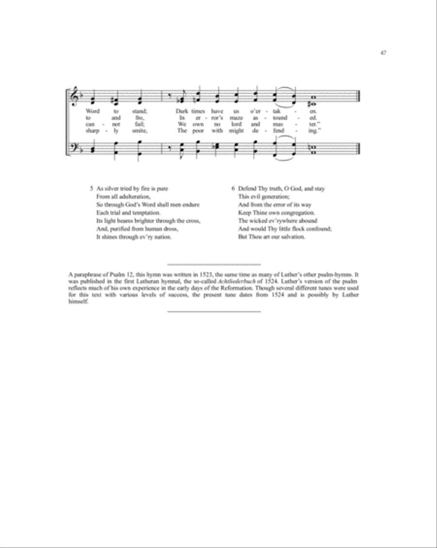 The Hymns of Martin Luther 4-Part scores gallery preview page 10