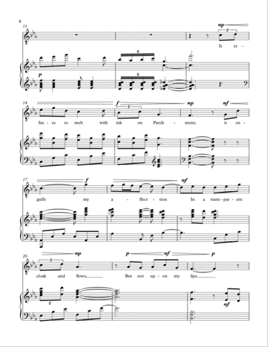 Song of the Soul for Tenor Tenor Voice scores gallery preview page 4