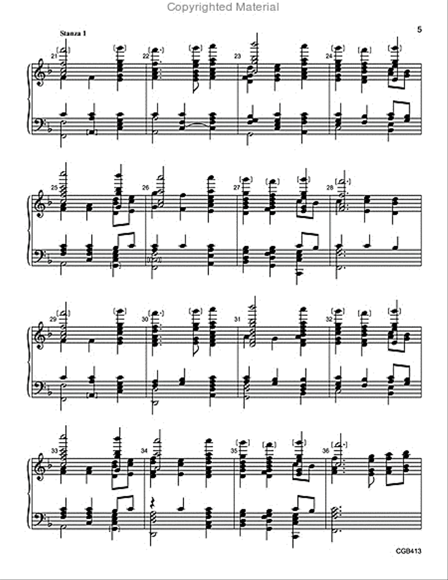 Alleluia! Sing to Jesus! Handbell Score Handbell Choir scores gallery preview page 4