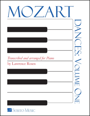 Book cover for Dances: Volume 1