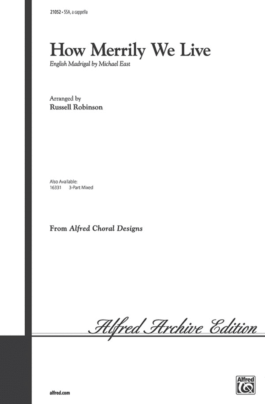 How Merrily We Live Women's Choir scores gallery preview page 1