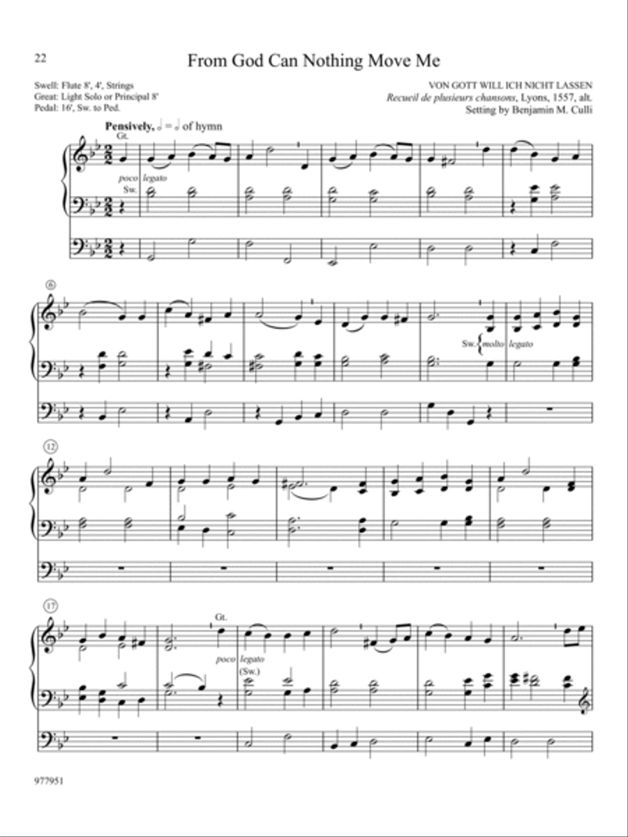 Hymn Tune Innovations: Eight Easy Chorale Preludes for All Seasons, Set 5 Organ scores gallery preview page 9
