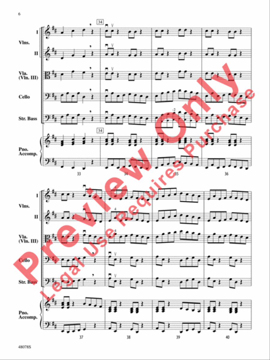 Dizzy Digits String Orchestra scores gallery preview page 7
