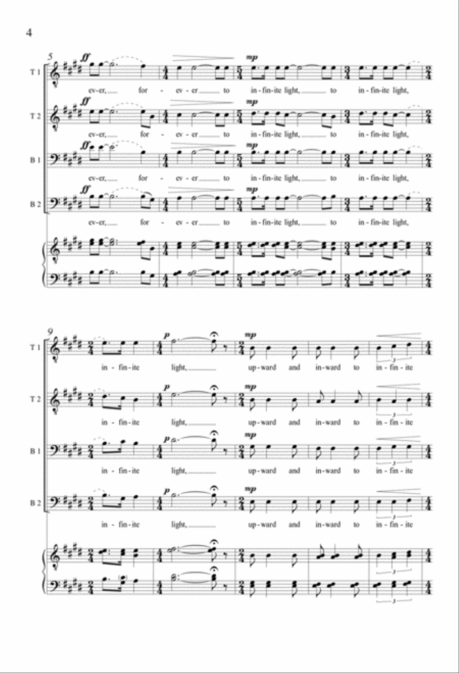 Last Lullaby TTBB scores gallery preview page 3