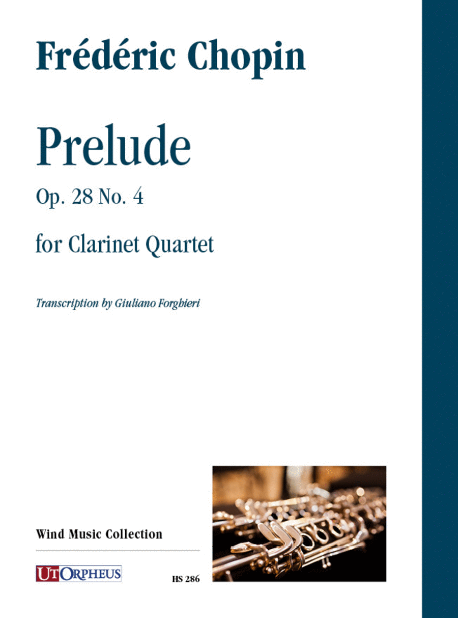 Prelude Op. 28 No. 4 for Clarinet Quartet