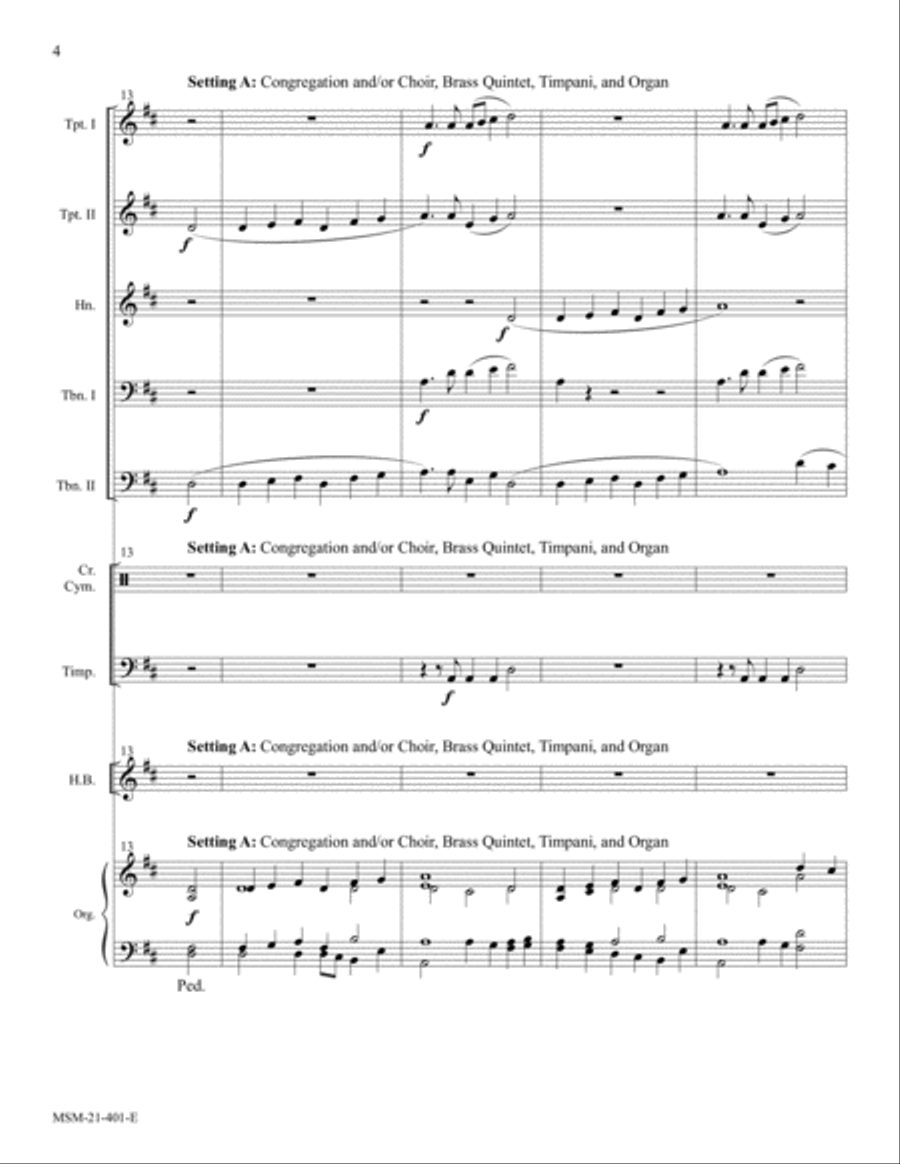 Lasst uns erfreuen Organ scores gallery preview page 4