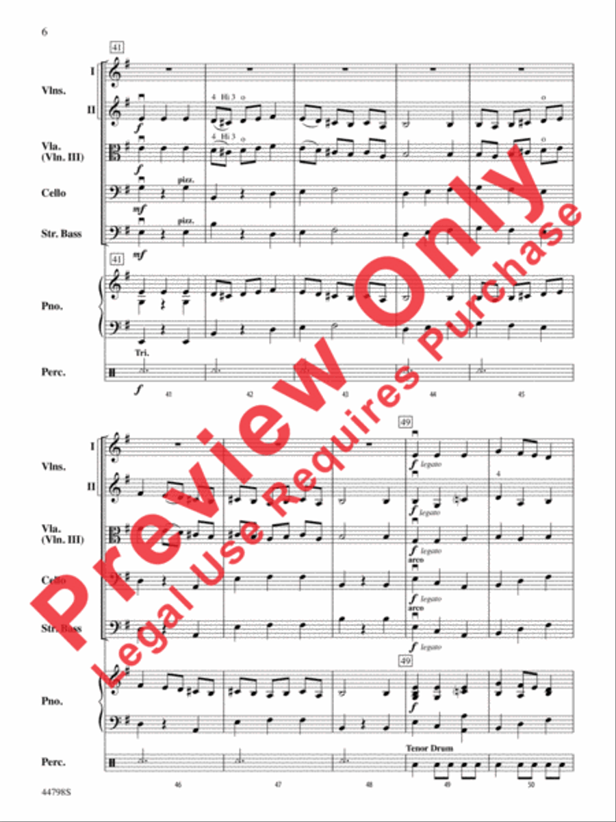 French Dance French Dance String Orchestra scores gallery preview page 15