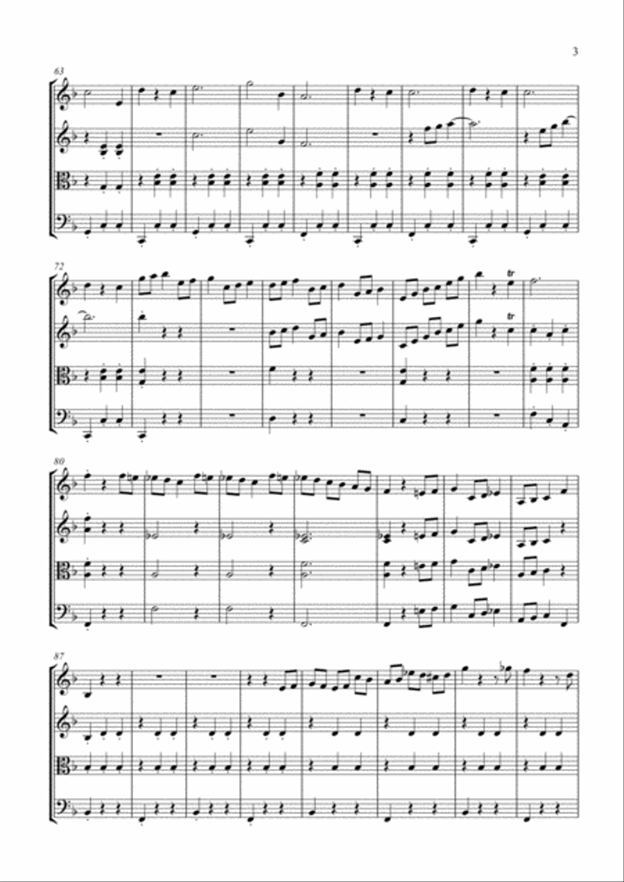 Voices of Spring String Quartet scores gallery preview page 4