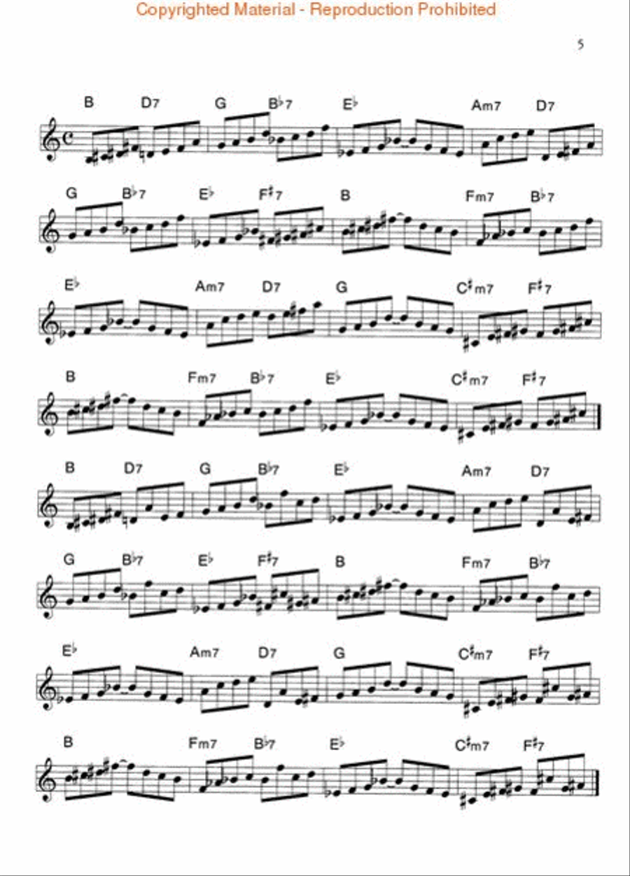 Jazz Etudes Over Classic Jazz Changes School and Community scores gallery preview page 2