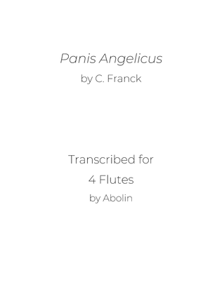 Book cover for Franck: Panis Angelicus - Flute Choir (Flute Quartet)