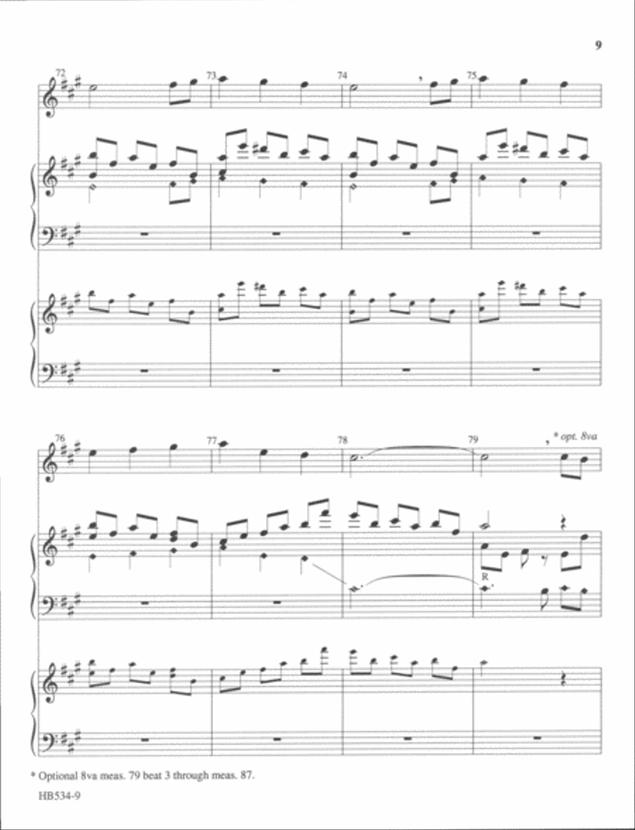 Candlelight Noel - full score Handbell Choir scores gallery preview page 9