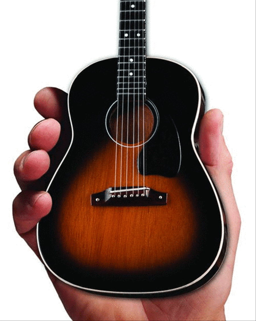 Gibson J-45 Vintage Sunburst Mini Guitar Replica School and Community scores gallery preview page 3